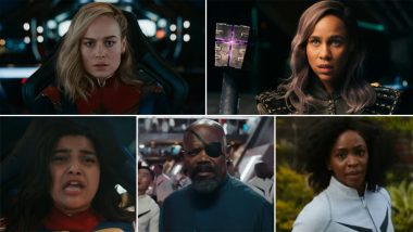 The Marvels Final Trailer: Captain Marvel, Ms Marvel and Monica Rambeau Tease Reality Bending Adventure With Surprise MCU Cameos (Watch Video)