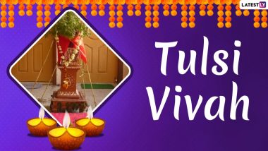 Tulsi Vivah 2023 Date, Time, Shubh Muhurat and Significance: Know All About the Symbolic Ceremonial Wedding Between a Tulasi Plant and a Shaligrama