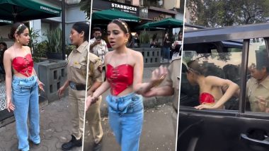 Uorfi Javed Arrested? Video of Police Officials Taking the Fashion Influencer Into Custody Goes Viral – WATCH