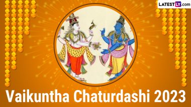 Vaikuntha Chaturdashi 2023 Date and Time in India: Know Shubh Muhurat, Puja Vidhi and Significance of the Auspicious Day Dedicated to Lord Vishnu