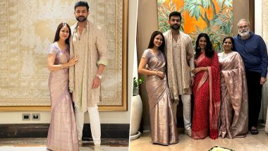 Varun Tej and Lavanya Tripathi Celebrate First Diwali After Marriage, Couple Looks Elegant in Ethnic Outfits! (View Pics)