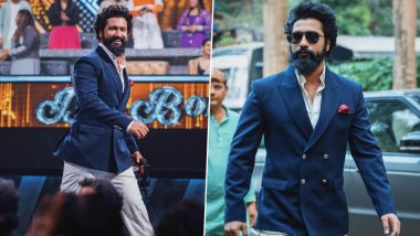 Vicky Kaushal Serves Major Fashion Vibes in Classic Blue Suit, Sam Bahadur Actor Shares Pics On Insta!