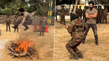 Sam Bahadur: Vicky Kaushal Recalls URI Days During His Recent Visit To Learn Drills and Tactics With Sikh Regiment in Delhi (Watch Video)