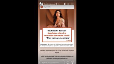 Rashmika Mandanna Deepfake Video: Vijay Deverakonda Reacts to Viral Clip of Rumoured Girlfriend, ‘This Shouldn’t Happen to Anyone’