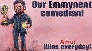 Amul India Celebrates &lsquo;Emmynent Comedian&rsquo; Vir Das for His Emmy Award Win With Heartfelt Congratulations (View Pic)