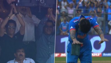 Virat Kohli Bows Down to Sachin Tendulkar After Breaking His Record of Most ODI Centuries During IND vs NZ CWC 2023 Semifinal, Video Goes Viral!