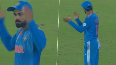 Virat Kohli Asks Crowd at Narendra Modi Stadium To Cheer Louder During IND vs AUS ICC Cricket World Cup 2023 Final, Video Goes Viral