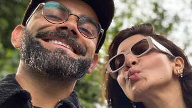 Anushka Sharma Wishes Hubby Virat Kohli on His Birthday With Crazy Pics and His Unique Cricket Record, Check Out Her Romantic Wish for Him!