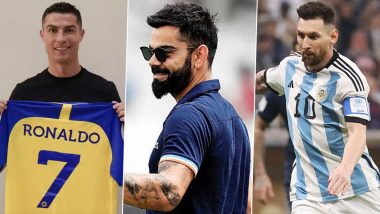 Virat Kohli Features Alongside Cristiano Ronaldo and Lionel Messi in the List of Top Ten Greatest Athletes of All Time Released by Pubity Sports