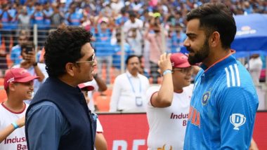 Virat Kohli Breaks Sachin Tendulkar's Record of Scoring Most Runs in A Single Edition of ICC Cricket World Cup, Achieves Feat During IND vs NZ CWC 2023 Semifinal