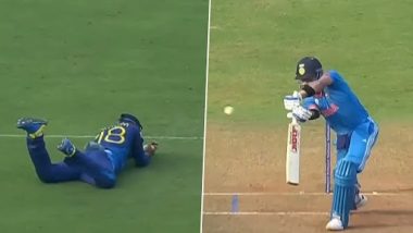 Virat Kohli Wicket Video: Watch Dilshan Madushanka Dismiss Star Indian Batsman During IND vs SL CWC 2023 Match