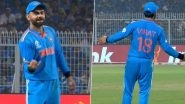 Virat Kohli Dances to &lsquo;Ainvayi Ainvayi&rsquo; Song From Anushka Sharma&rsquo;s Movie and SRK&rsquo;s &lsquo;Chaleya&rsquo; During IND vs SA ICC Cricket World Cup 2023 Match, Videos Go Viral!