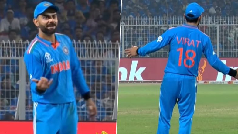 Virat Kohli Dances to ‘Ainvayi Ainvayi’ Song From Anushka Sharma’s Movie and SRK’s ‘Chaleya’ During IND vs SA ICC Cricket World Cup 2023 Match, Videos Go Viral!