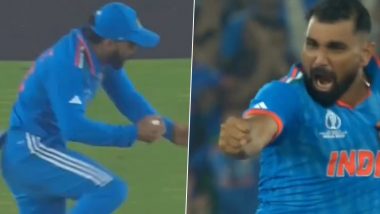 Virat Kohli Takes Excellent Catch To Dismiss David Warner As Mohammed Shami Strikes During IND vs AUS ICC Cricket World Cup 2023 Final (Watch Video)