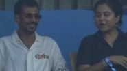 Yuzvendra Chahal Attends IND vs SL ICC Cricket World Cup 2023 Match at Wankhede Stadium, Picture Goes Viral!