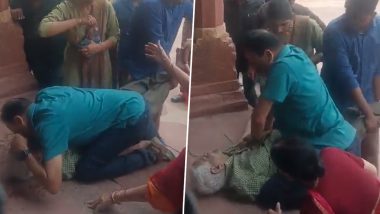 Uttar Pradesh: CISF Jawan’s Cardio-Pulmonary Resuscitation Therapy Saves Life of Odisha Man Visiting Taj Mahal in Agra (See Pics and Video)