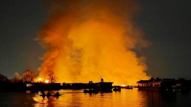 Dal Lake Fire: Three Bangladeshi Tourists Killed, Eight Others Rescued After Blaze Erupts at House Boats in Srinagar (Watch Videos)