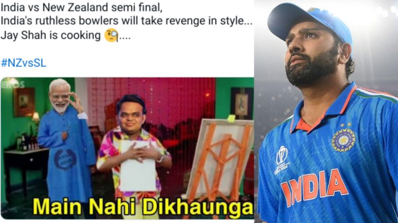 'Time for Revenge' Fans Flood Social Media With Funny Memes As India Set to Take on New Zealand in Semifinal of ICC Cricket World Cup 2023