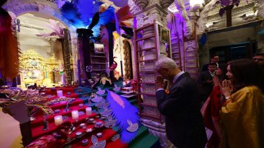 Diwali 2023: S Jaishankar Offers Prayers at BAPS Shri Swaminarayan Mandir in London During His UK Visit (See Pics and Video)