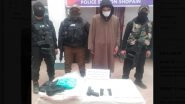 Jammu and Kashmir: Ansar Ghazwat-Ul-Hind Terrorist Associate Arrested in Shopian, Arms, Ammunition Recovered at Habdipora Crossing