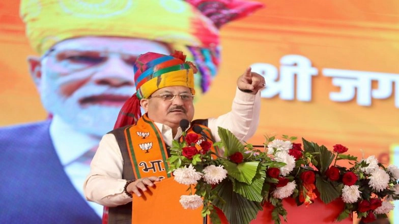 Rajasthan Assembly Elections 2023: BJP President JP Nadda Attacks Congress Says ‘Leaders of Grand Old Party Have Started Remembering Lord Ram To Seek Votes’ (Watch Video)