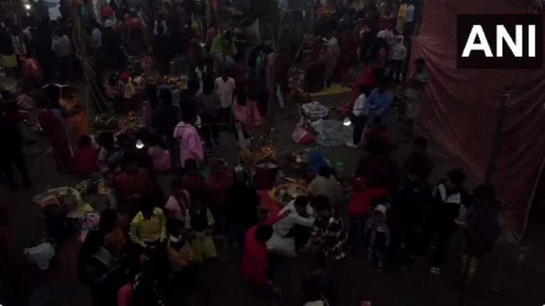 Devotees Thong Delhi's Kalindi Kunj to Celebrate Chhath Pooja