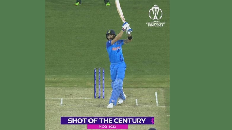 ICC Picks Virat Kohli's Six Against Haris Rauf at MCG As 'Shot of the Century', Shares his Top 10 Moments in ICC Tournaments on his Birthday