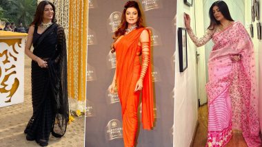 Sushmita Sen Birthday: Love Sarees? Then Check Out the 'Aarya' Actress' Stunning Styles!