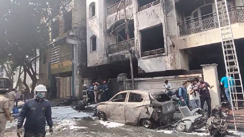 Hyderabad Chemical Godown Fire: Death Toll Rises to Nine; Police Says Action Will Be Taken Against the Culprits (Watch Videos)