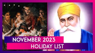 November 2023 Holiday Calendar: From Diwali To Guru Nanak Jayanti, Get List Of Significant Days In The Month