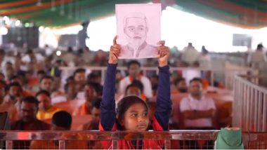 PM Narendra Modi Writes Letter to Young Girl Akanksha Who Drew a Sketch of Him at His Rally in Chhattisgarh’s Kanker (Watch Video)