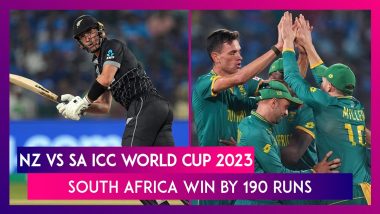 NZ vs SA ICC World Cup 2023 Stat Highlights: Rassie van der Dussen's Century Powers South Africa To Clinical Win