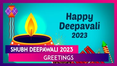 Shubh Deepawali 2023 Images & HD Wallpapers: Wish Happy Diwali With WhatsApp Status Messages, Greetings and Quotes to Loved Ones