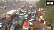 Diwali 2023: Heavy Traffic on Delhi&rsquo;s Roads Ahead of Deepavali, Long Queues Witnessed at Anand Vihar ISBT (Watch Video)
