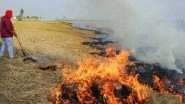 Stubble Burning in Punjab: Fines Imposed on Farmers in Faridkot Over Farm Fires