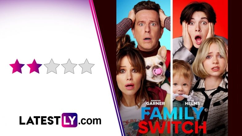 Family Switch Movie Review: Jennifer Garner, Ed Helms&rsquo; Body-Swap Christmas Comedy Isn&rsquo;t a Merry Good Time (LatestLY Exclusive)