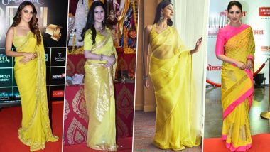 Katrina Kaif, Kiara Advani & Other Bollywood Actresses Slaying in Yellow Sarees