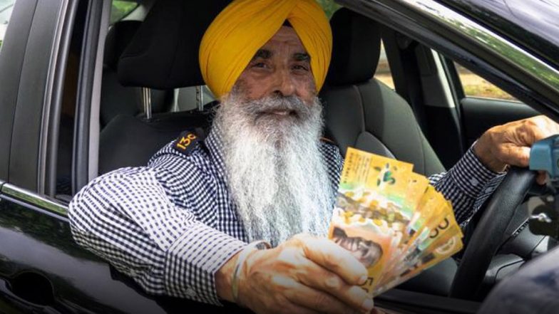 Australia: Sikh Driver Returns 8,000 Australian Dollars Left in His Taxi by Passenger in Melbourne, Heartwarming Video Surfaces Online