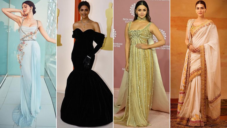 Year Ender 2023: From Deepika Padukone’s Oscars Outfit to Alia Bhatt’s Attire at NMACC Launch, Check Out Best Celeb Looks of this Year