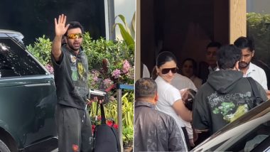 Ranbir Kapoor and Alia Bhatt Fly Out on a Family Holiday With Daughter Raha for New Year Celebration (Watch Video)