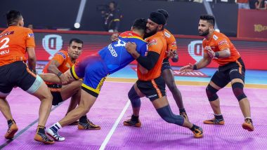 Amir Mohammad Zafardanesh Helps U Mumba Get Better of UP Yoddhas 34–31 in PKL 2023