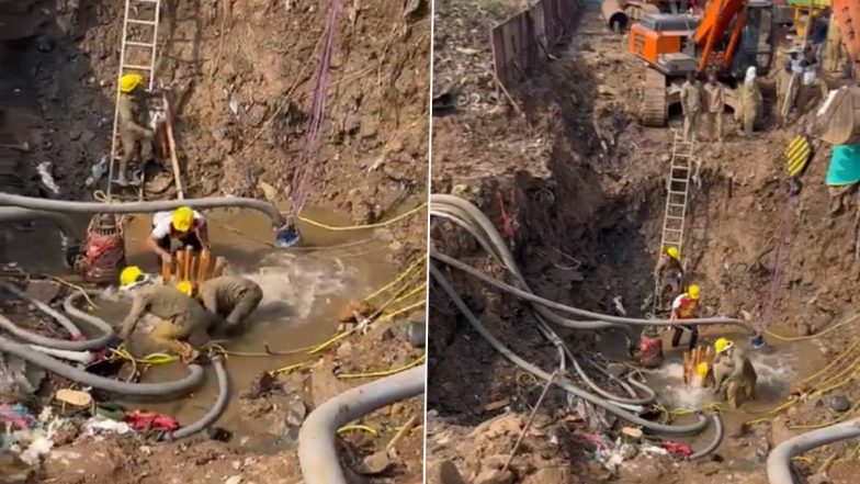 Mumbai Water Cut News Update: City Faces Water Disruption As BMC Carries Out Repair Works on Main Pipeline in Andheri (Watch Video)