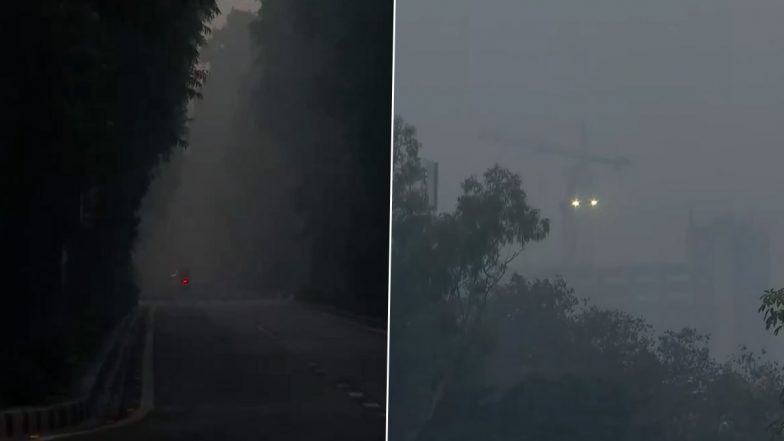 Delhi Air Pollution: Air Quality Remains in 'Very Poor' Category at Several Places in National Capital (Watch Video)