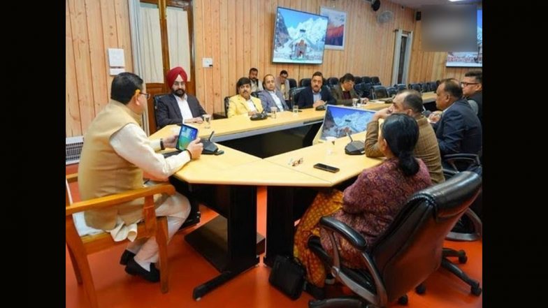 Uttarakhand Global Investors Summit 2023: CM Pushkar Singh Dhami Holds Meeting With Senior Officials - Vimarsana News