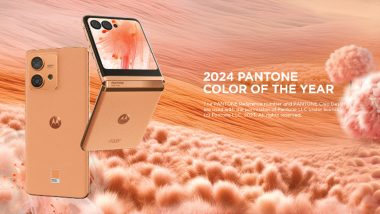 Motorola Razr 40 Ultra, Motorola Edge 40 Neo Variants in Pantone Color of the Year 2024 ‘Peach Fuzz’ Announced, Check More Details