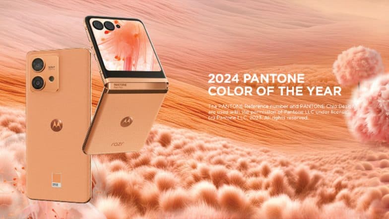 Motorola Razr 40 Ultra, Motorola Edge 40 Neo Variants in Pantone Color of the Year 2024 ‘Peach Fuzz’ Announced, Check More Details