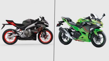 Aprilia RS 457 Rival Kawasaki Ninja 400 Available With Rs 35,000 Discount Voucher Ahead of Official Launch, Check More Details and Validity of Offer