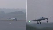 DRDO Carries Out Successful Flight Trial of Autonomous Flying Wing Technology Demonstrator in Karnataka&rsquo;s Chitradurga (Watch Video)