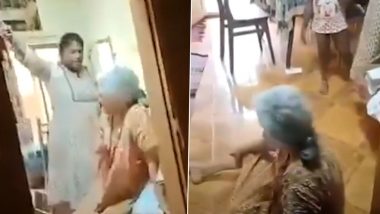 Kerala Shocker: Woman Assaults 80-Year-Old Mother-In-Law in Kollam, Arrested After Video Goes Viral
