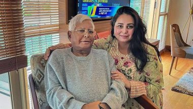 Land-for-Job Scam: RJD Chief Lalu Prasad Yadav’s Daughter Rohini Acharya Vents Anger at ED Officials Over Father’s Ill-Treatment